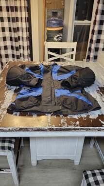 Firstgear Kilimanjaro Air Mesh Waterproof Motorcycle Jacket Blue/Black Size L